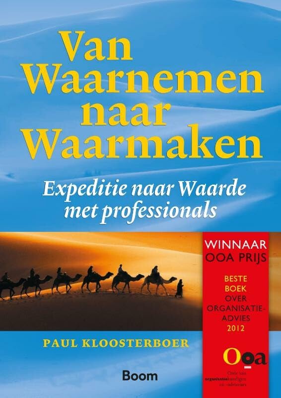 Van waarnemen naar waarmaken: Expeditie naar waarde met professionals book