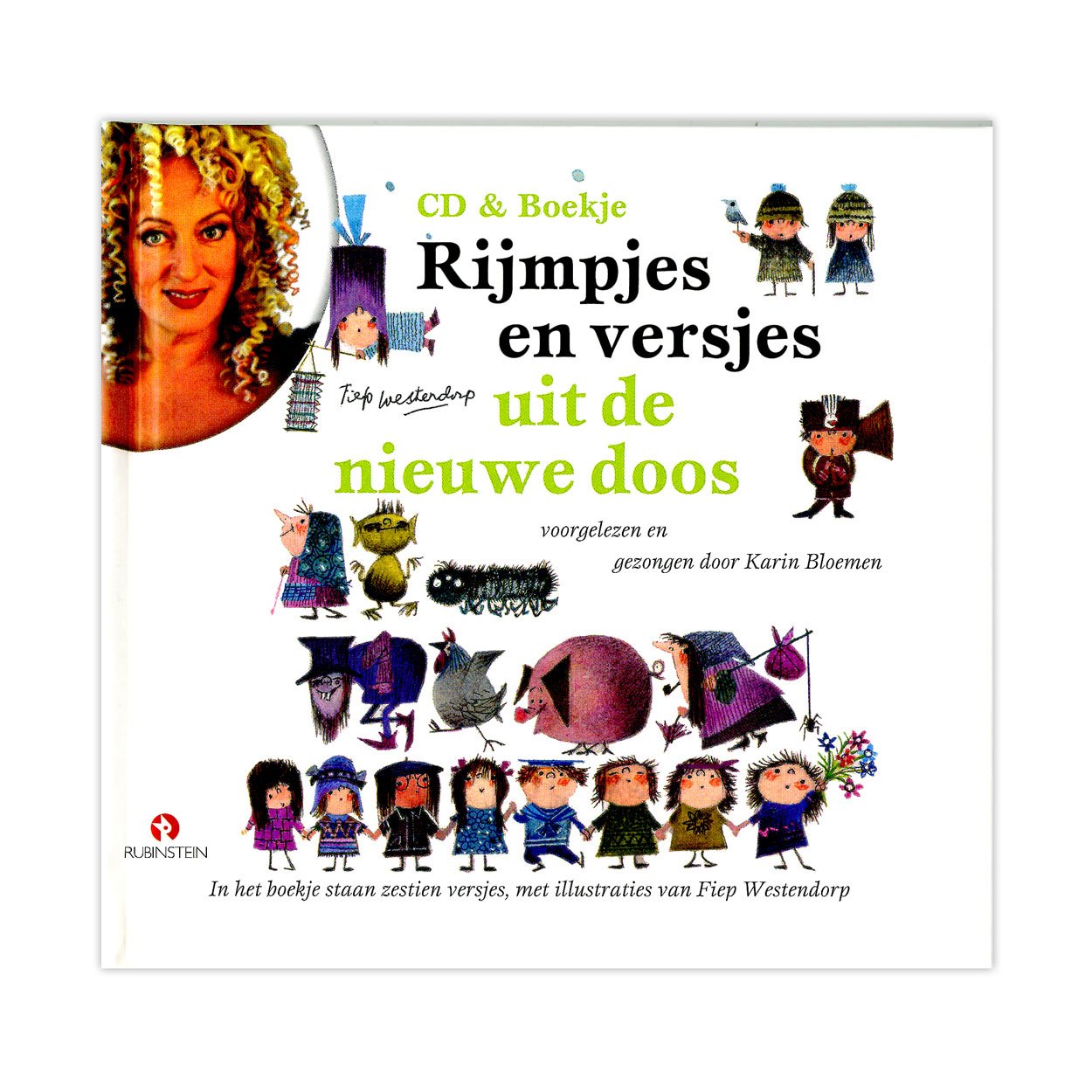 Rijmpjes en versjes uit de nieuwe doos: luisterboek voorgelezen en gezongen door Karin Bloemen Non-fiction