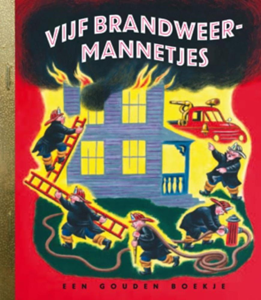Vijf brandweermannetjes (Gouden Boekjes) Children's books