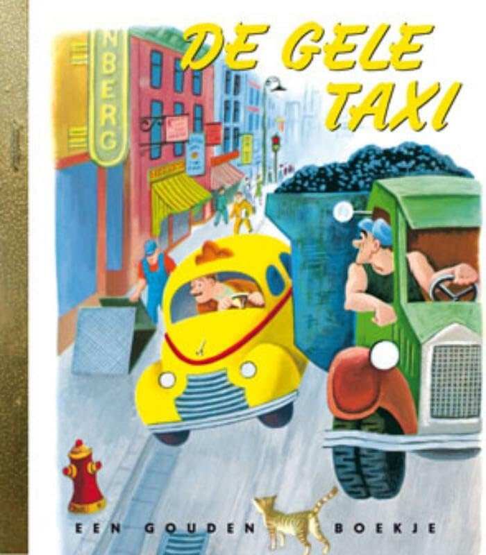 De gele taxi (Gouden boekjes) Children's books