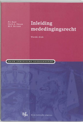 Inleiding mededinginsrecht book