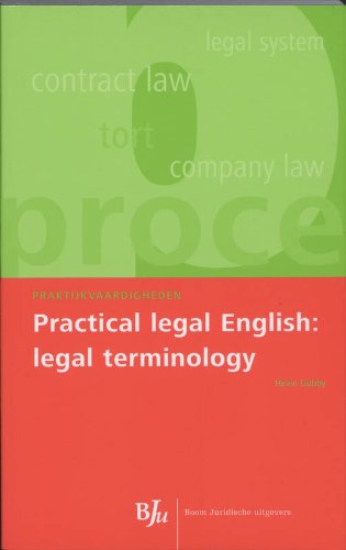 Practical Legal English: Legal Terminology book