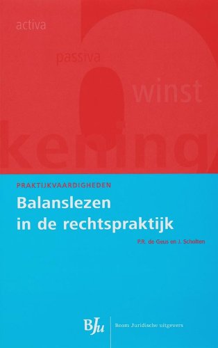 Balanslezen in de rechtspraktijk (Praktijkvaardigheden) Law