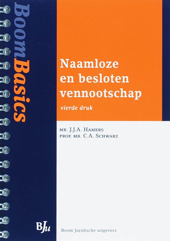 Boom Basics Naamloze en besloten vennootschap book
