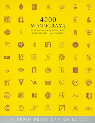 4000 Monograms (Pepin Press Design Books) Film, Art & Culture
