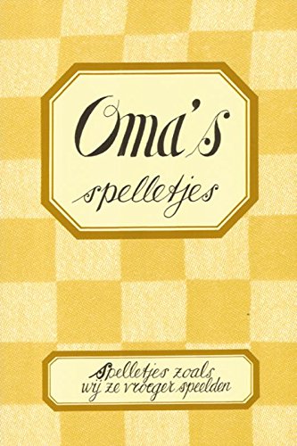 Oma's Spelletjes: Spelletjes zoals wij ze vroeger speelden Leisure & Fun