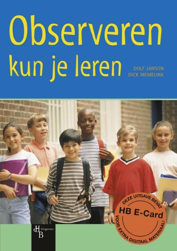 Observeren kun je leren: boek met Voucher book