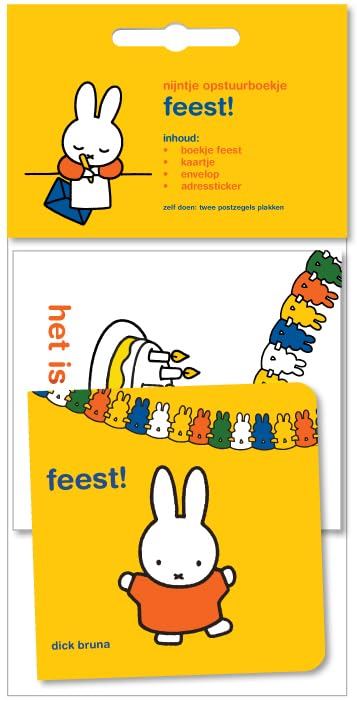 nijntje opstuurboekje, feest! book