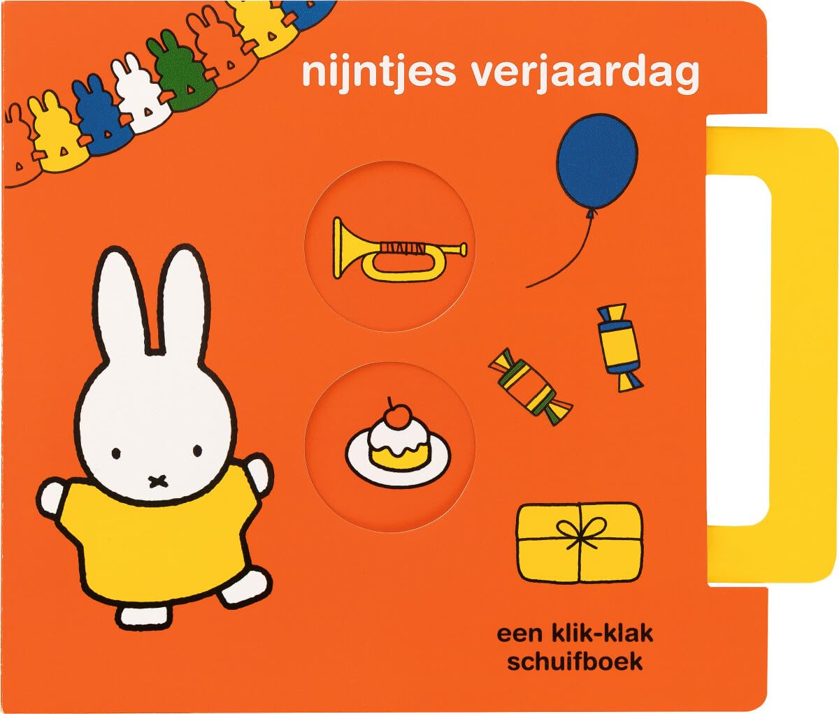Nijntjes verjaardag: een klik-klak schuifboek book