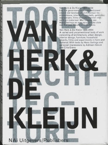 Van Herk & De Kleijn: Tools, and Archi-tec-ture book