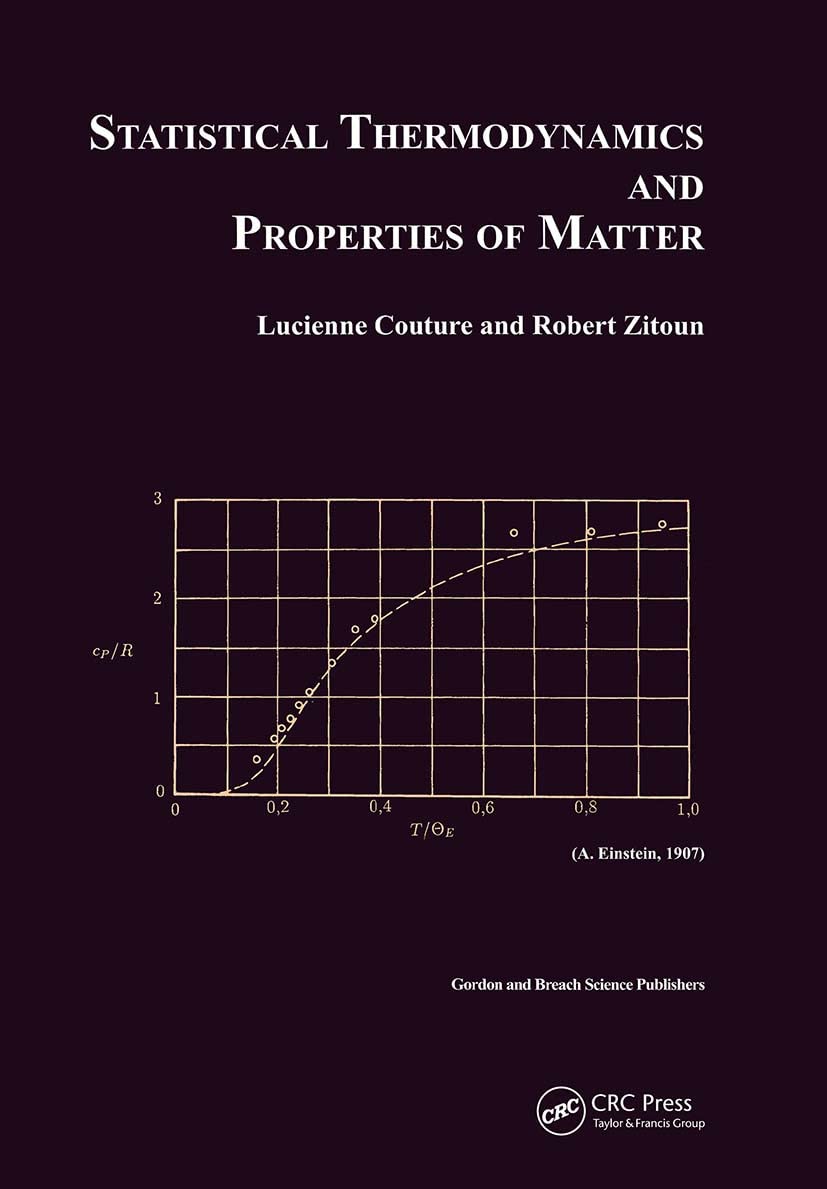 Statistical Thermodynamics and Properties of Matter Business & Technology