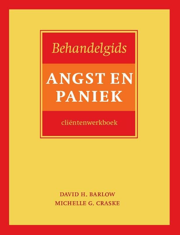 Behandelgids angst en paniek: cliëntenwerkboek book