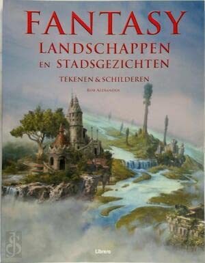Fantasy landschappen en stadsgezichten tekenen & schilderen book