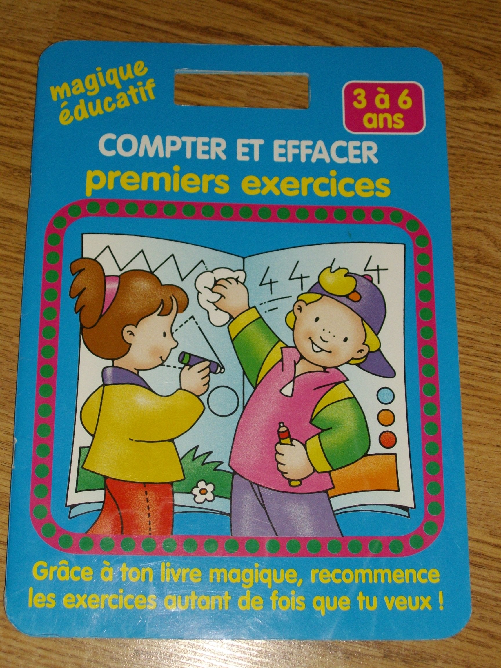 Compter et effacer (3-6 ans) premiers exerc. tx book