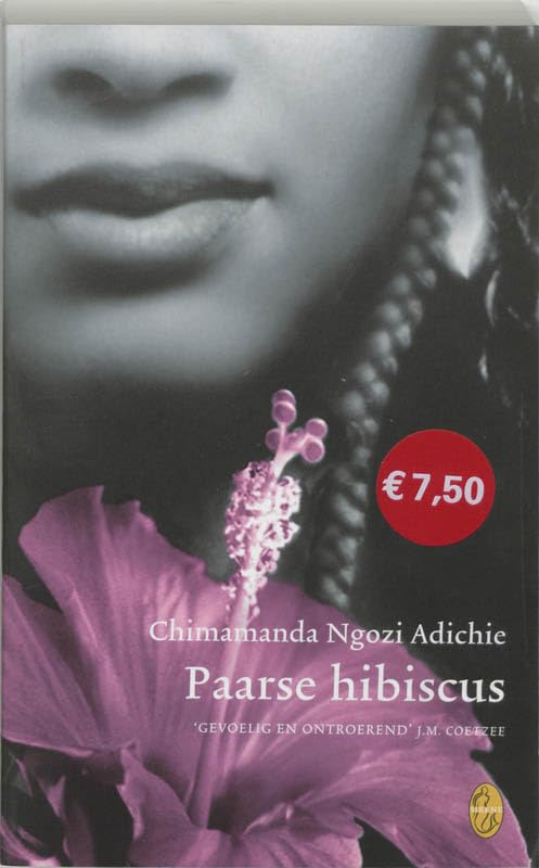 Paarse hibiscus book