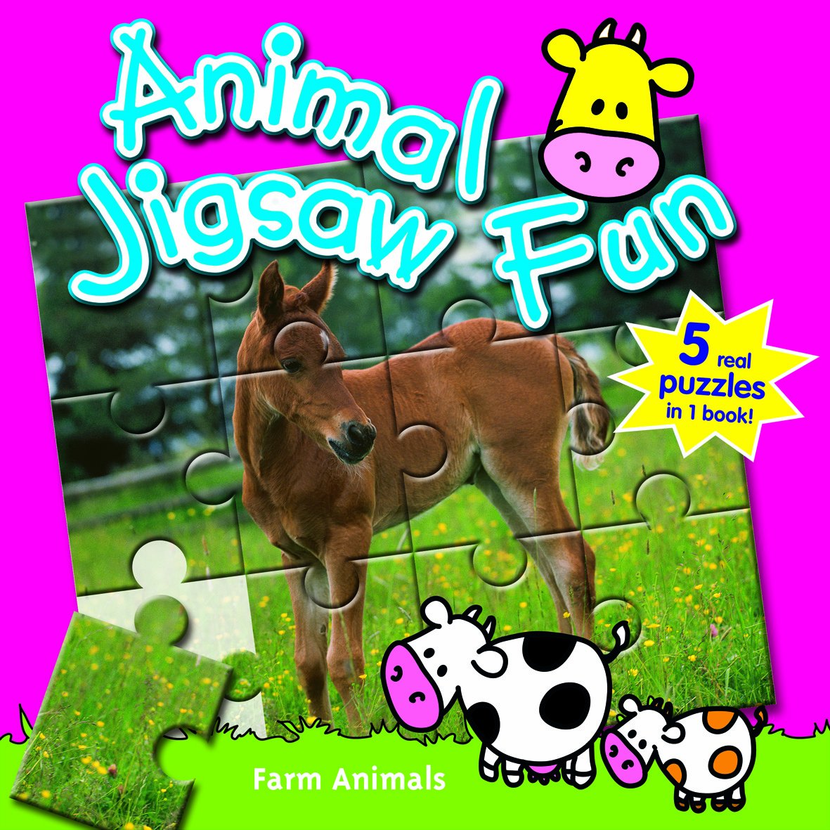Animal Jigsaw Fun: Farm Animals (Dieren van de boerderij) Novels & Short Stories