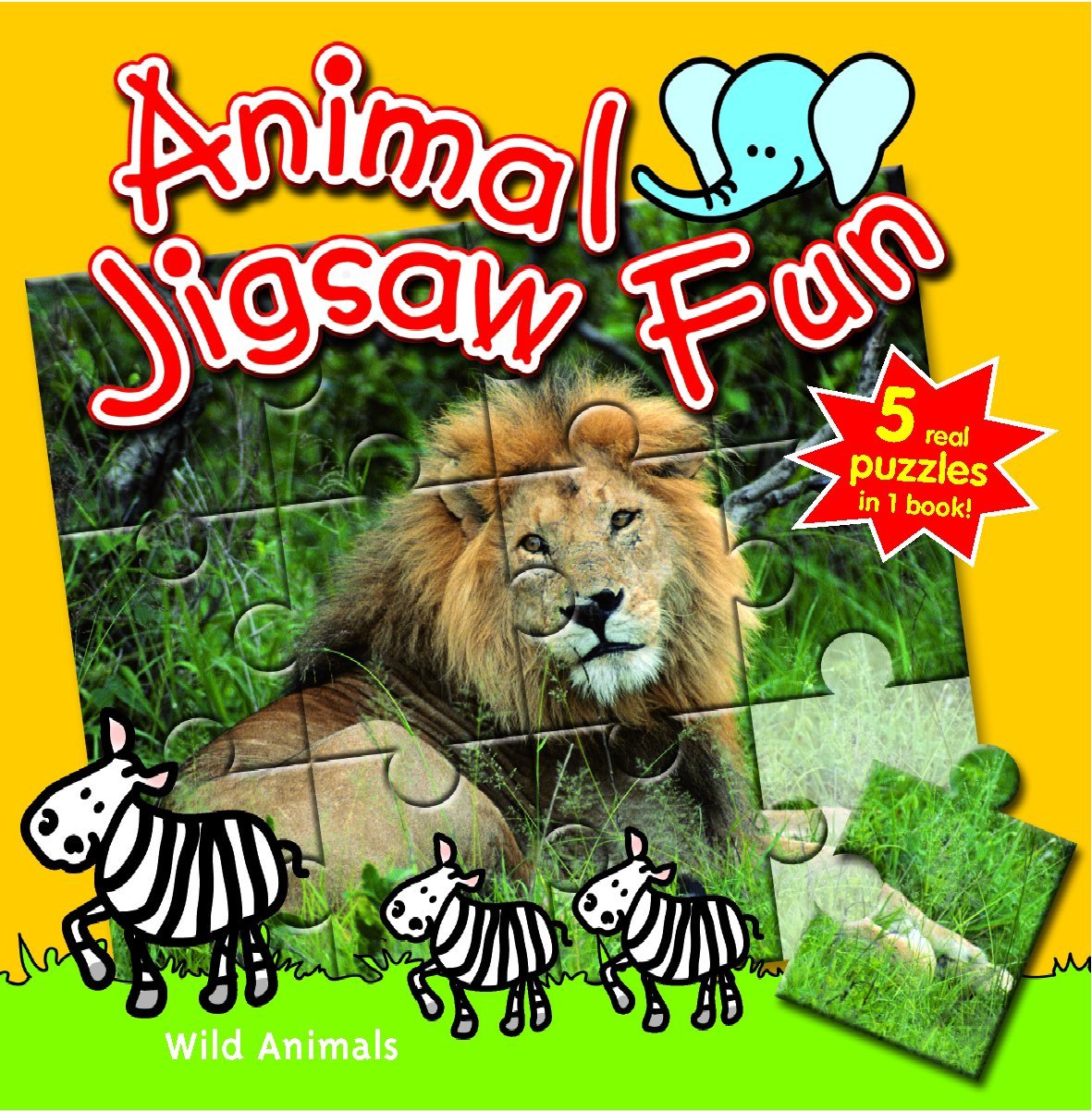 Wild Animals: Animal Jigsaw Fun Study Guides