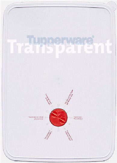 Tupperware transparent book