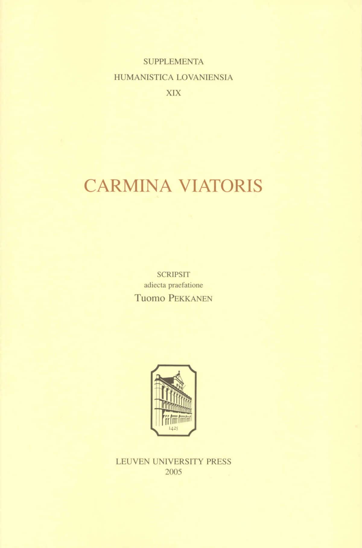 Carmina Viatoris book