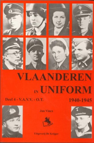 Vlaanderen in uniform 1940-1945 4 V.A.V.V.-OT book