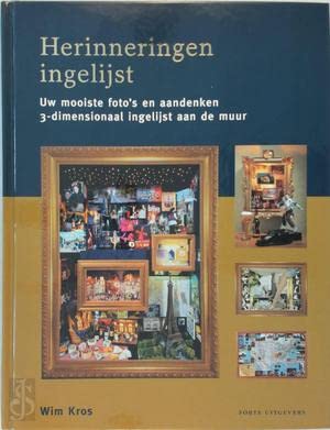 Herinneringen ingelijst: uw mooiste foto's en aandenken 3-dimensionaal ingelijst aan de muur Books