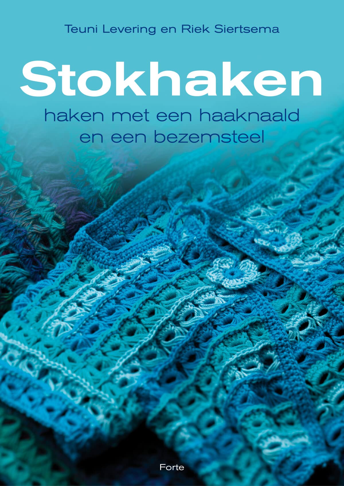 Stokhaken: Haken met een haaknaald en een bezemsteel book
