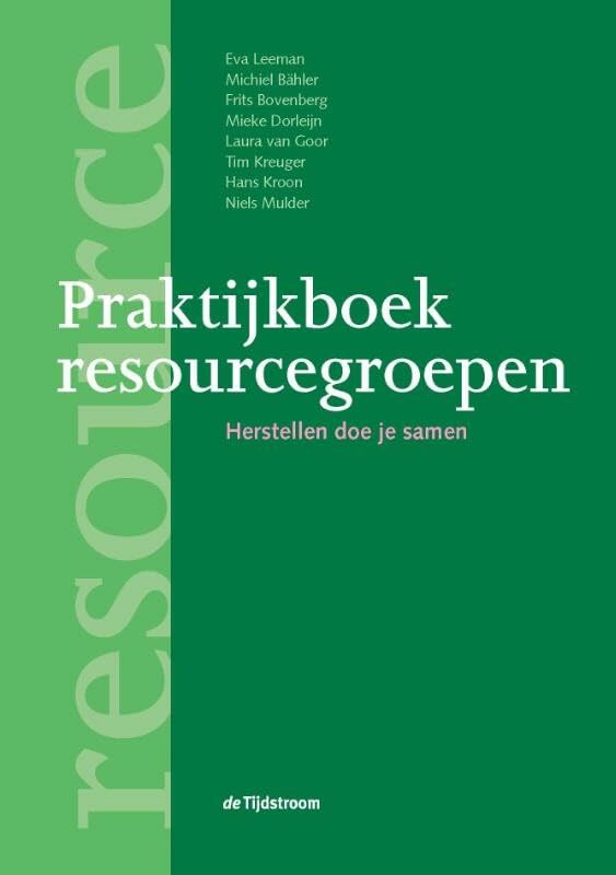 Praktijkboek resourcegroepen: herstellen doe je samen book