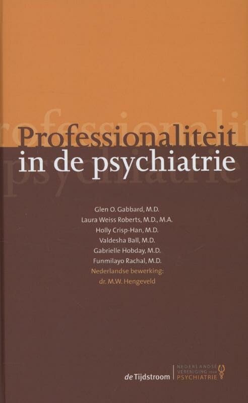 Professionaliteit in de psychiatrie book