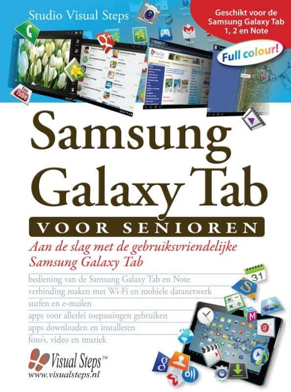 Samsung Galaxy Tab voor senioren: aan de slag met de gebruiksvriendelijke Samung Galaxy Tab book