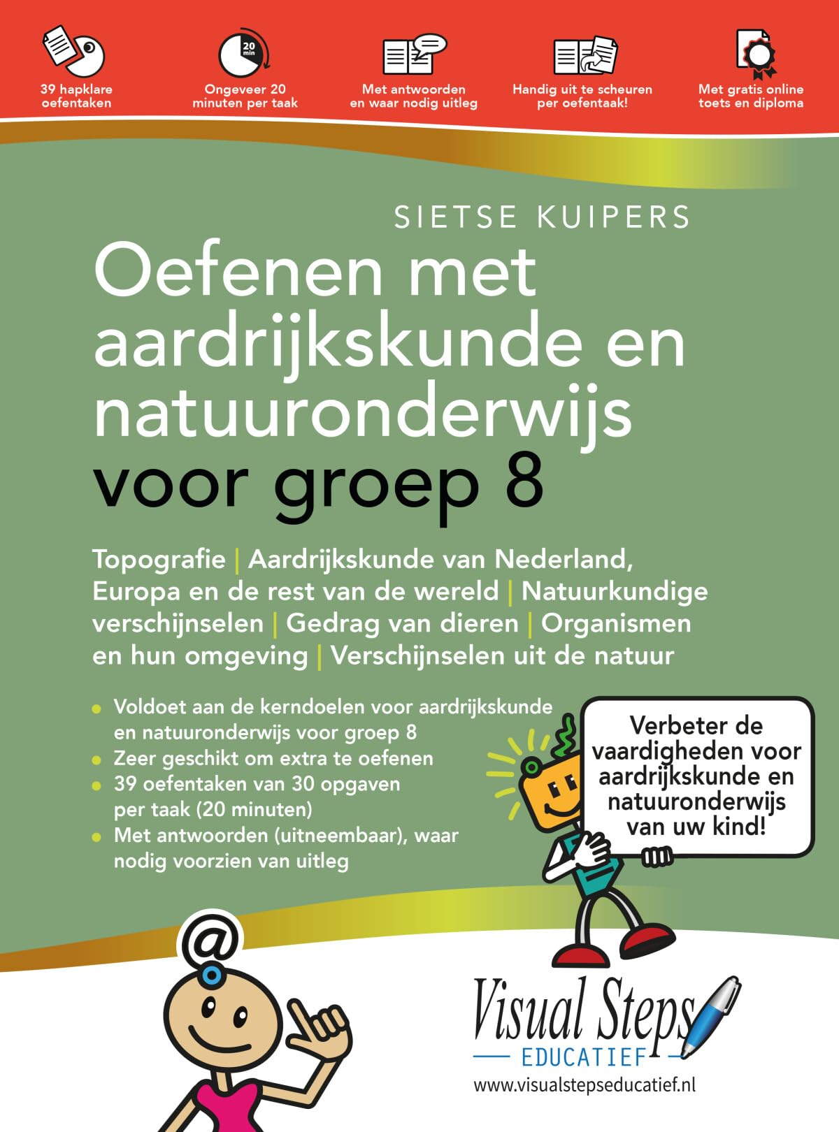 Oefenen met aardrijkskunde en natuuronderwijs voor groep 8 book