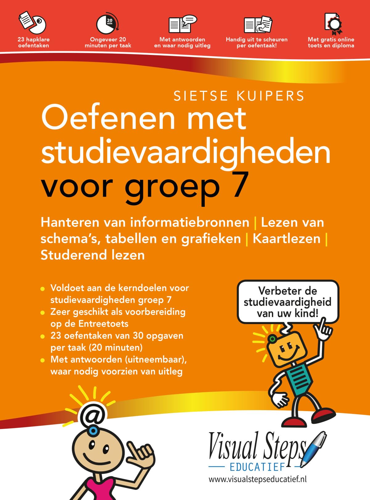 Oefenen met studievaardigheden voor groep 7 book
