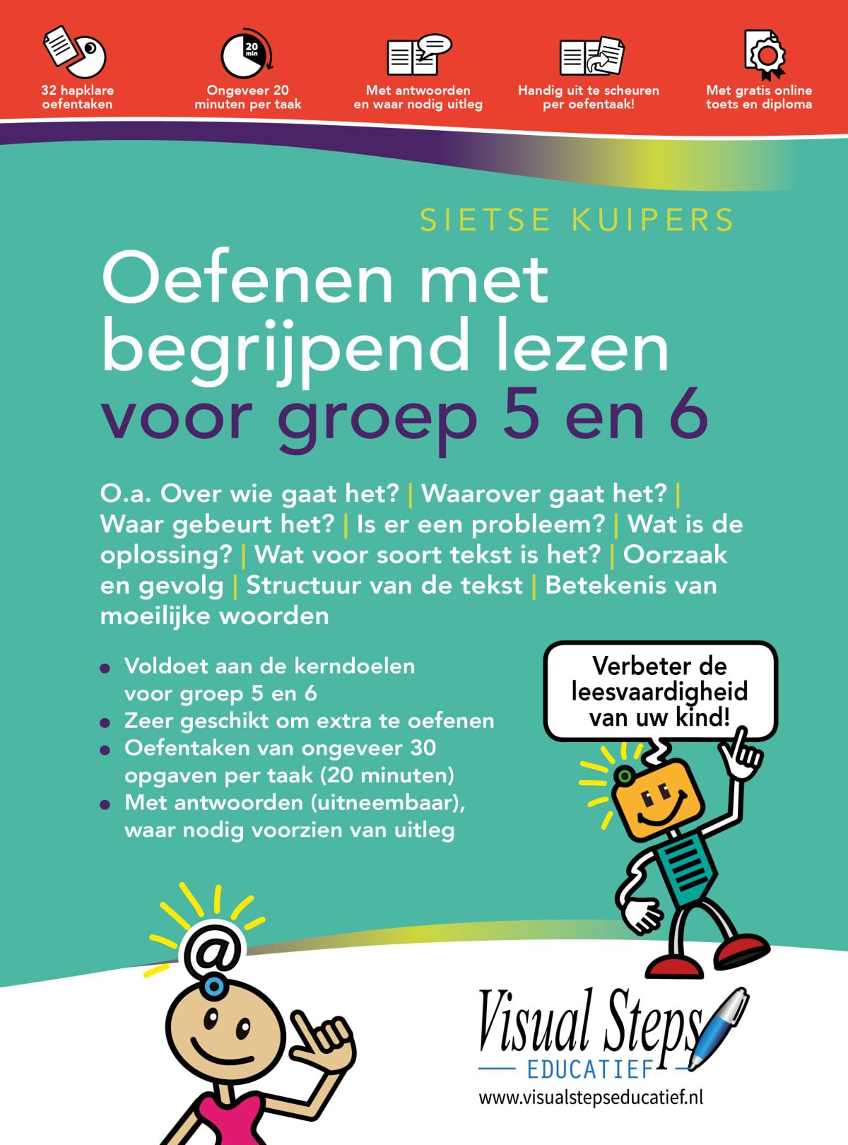 Oefenen met begrijpend en studerend lezen voor groep 5 en 6 book