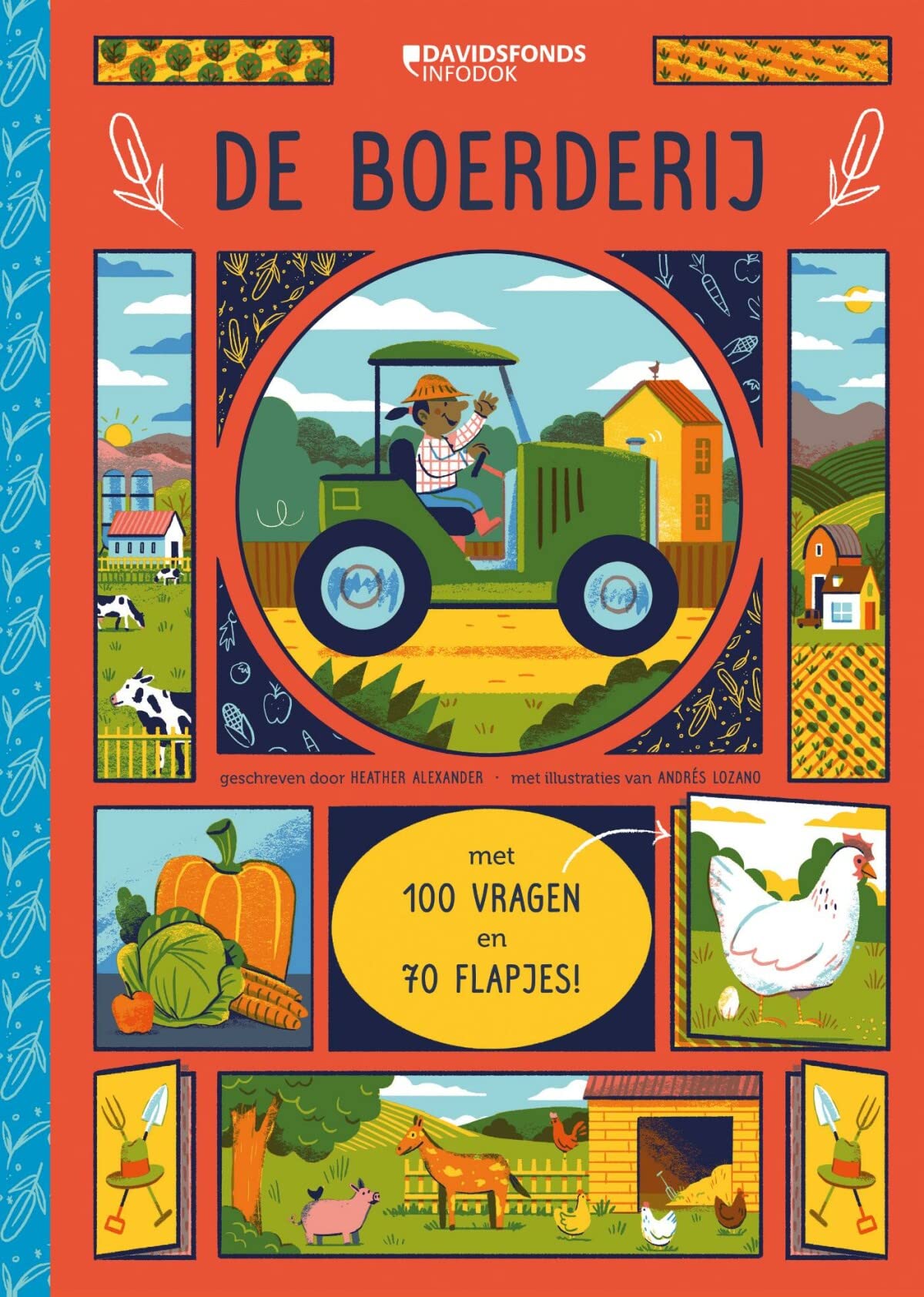 De boerderij: met 100 vragen en 70 flapjes book