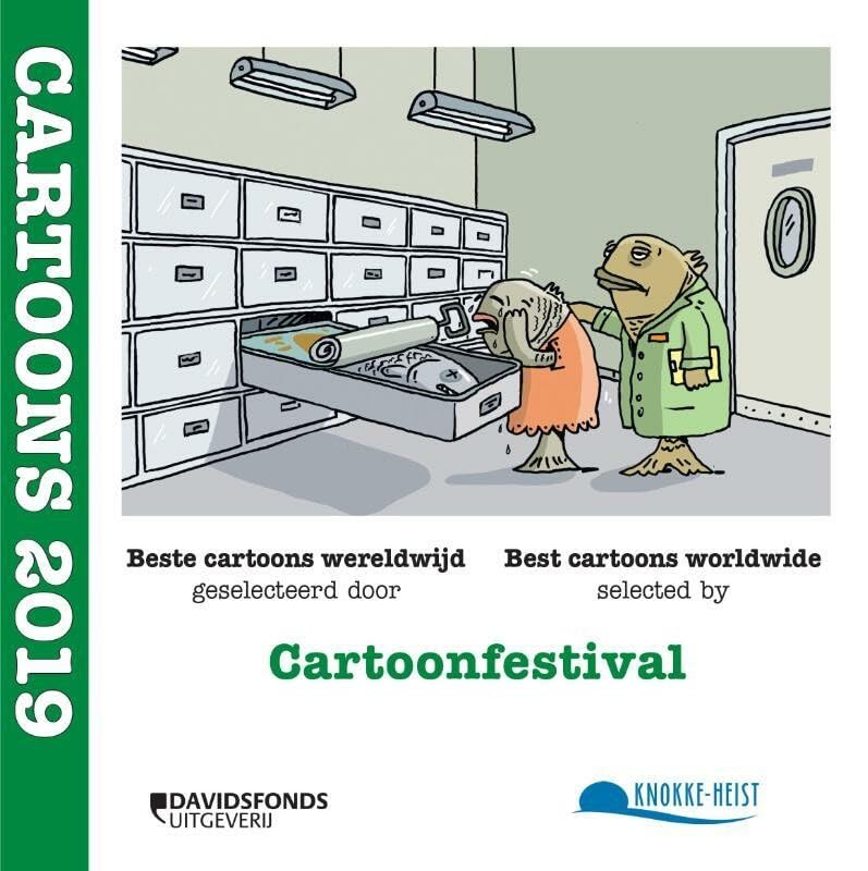 Cartoons 2019: Beste cartoons wereldwijd Cartoonfestival Knokke-Heist: beste cartoons wereldwijd geselecteerd door Cartoonfestival Knokke-Heist Cartoons
