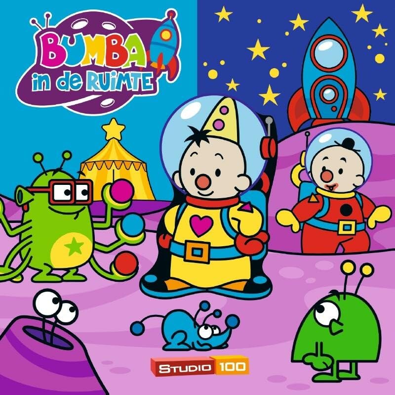 Kartonboek met lintje: Bumba in de ruimte book