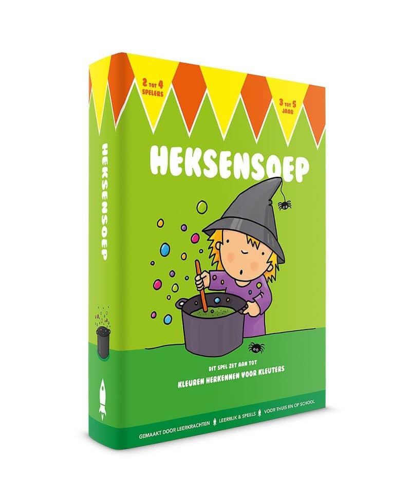 HEKSENSOEP - BOEK MET SPELVORMEN: KLEUREN LEREN book