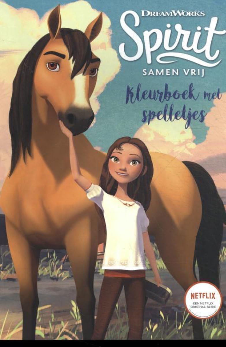 Spirit Samen Vrij: Activiteitenboek: Kleurboek met spelletjes Tiptoi & Games