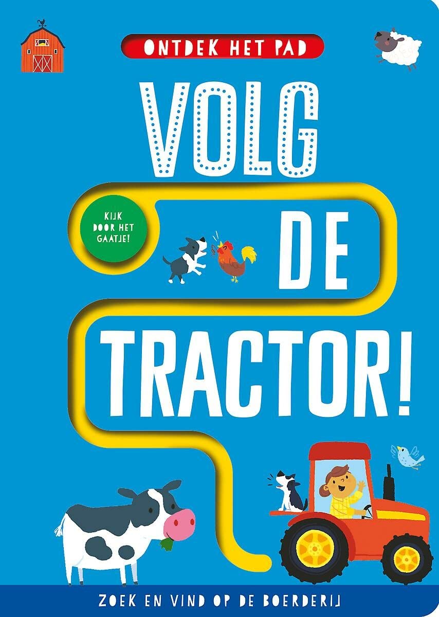 Volg de tractor: zoek en vind op de boerderij book