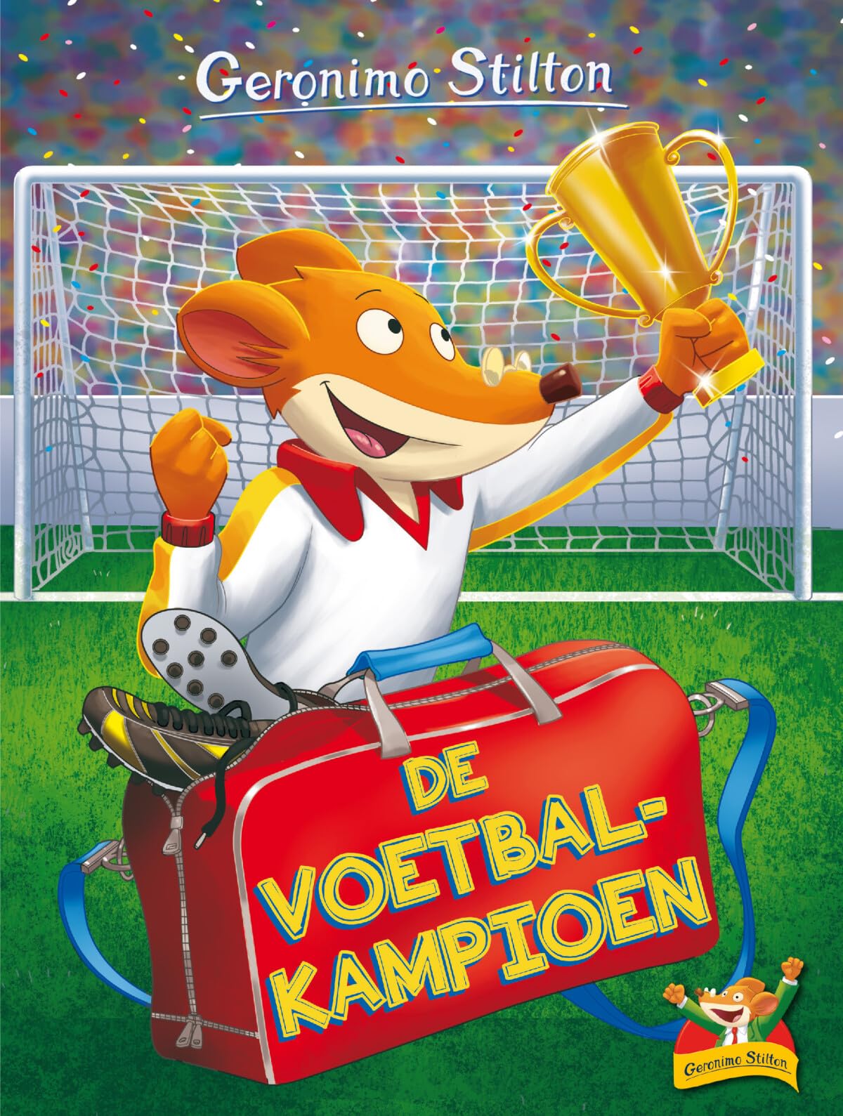 Geronimo Stilton - De voetbalkampioen (NL): (met Nederlandse vlag) book