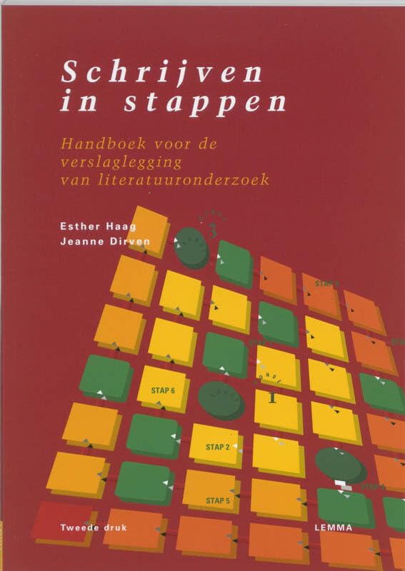 Schrijven in stappen: handboek voor de verslaglegging van literatuuronderzoek Non-fiction books