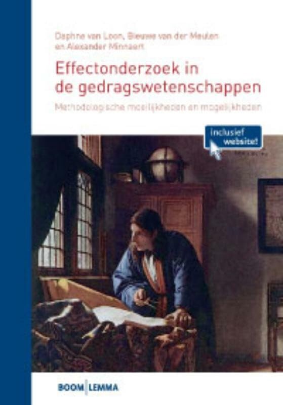 Effectonderzoek in de gedragswetenschappen: methodologische moeilijkheden en mogelijkheden Psychology