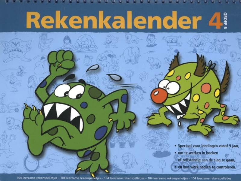 4 groep 6 (Rekenkalender: 104 leerzame rekenspelletjes) Study Guides