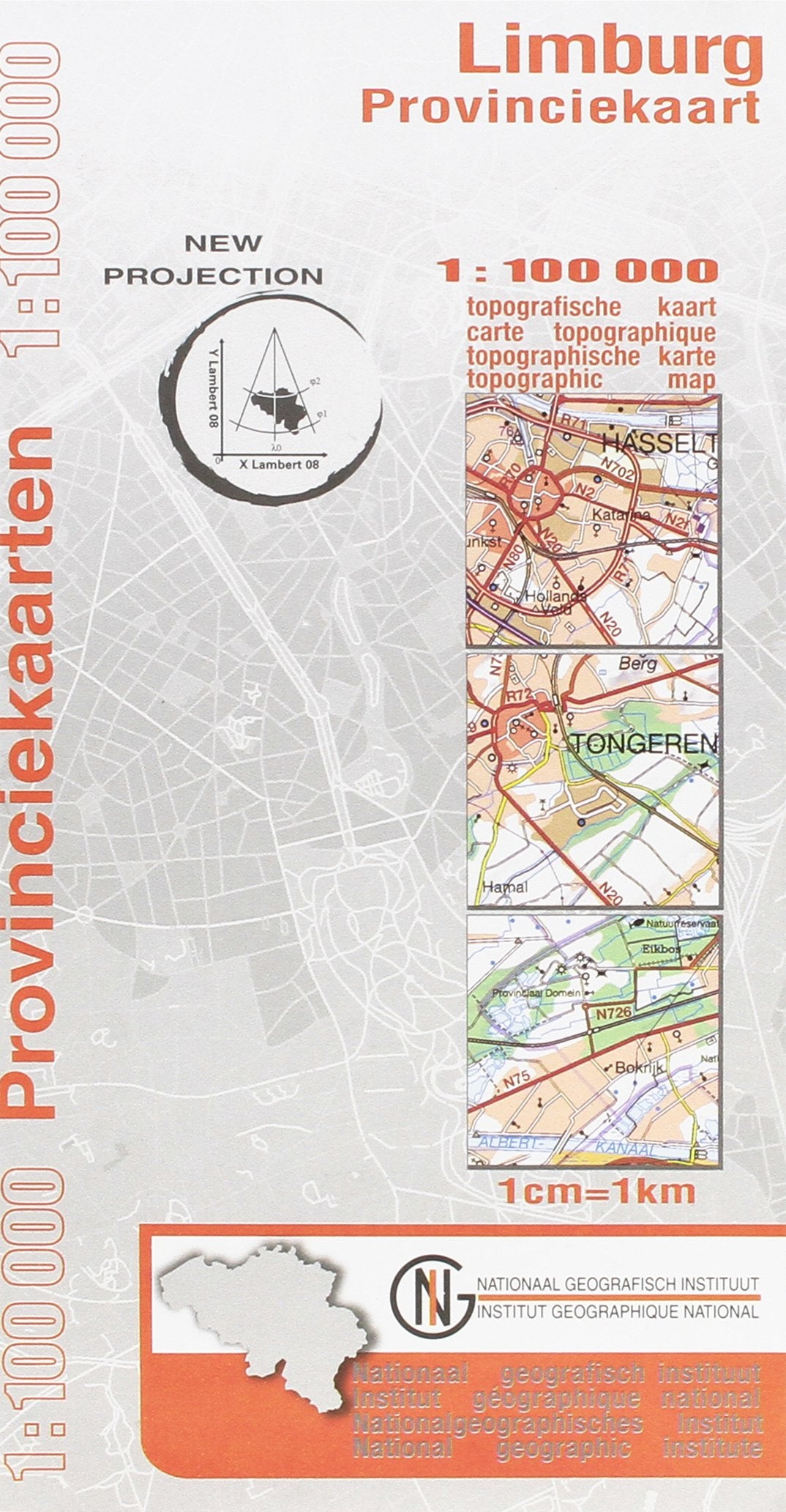 Limburg Provinzkarte  1 : 100 000 book