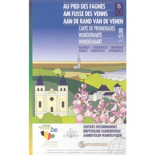 Au Pied Des Fagnes - Am Fusse Des Venns - Aan de Rand Van De Venen (Wanderkarte 1:25.000) Maps & Plans