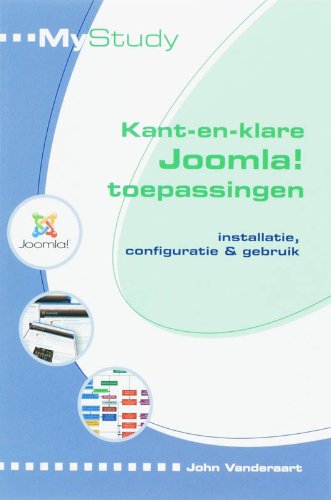 MyStudy kant-en-klare Joomla ! toepassingen book
