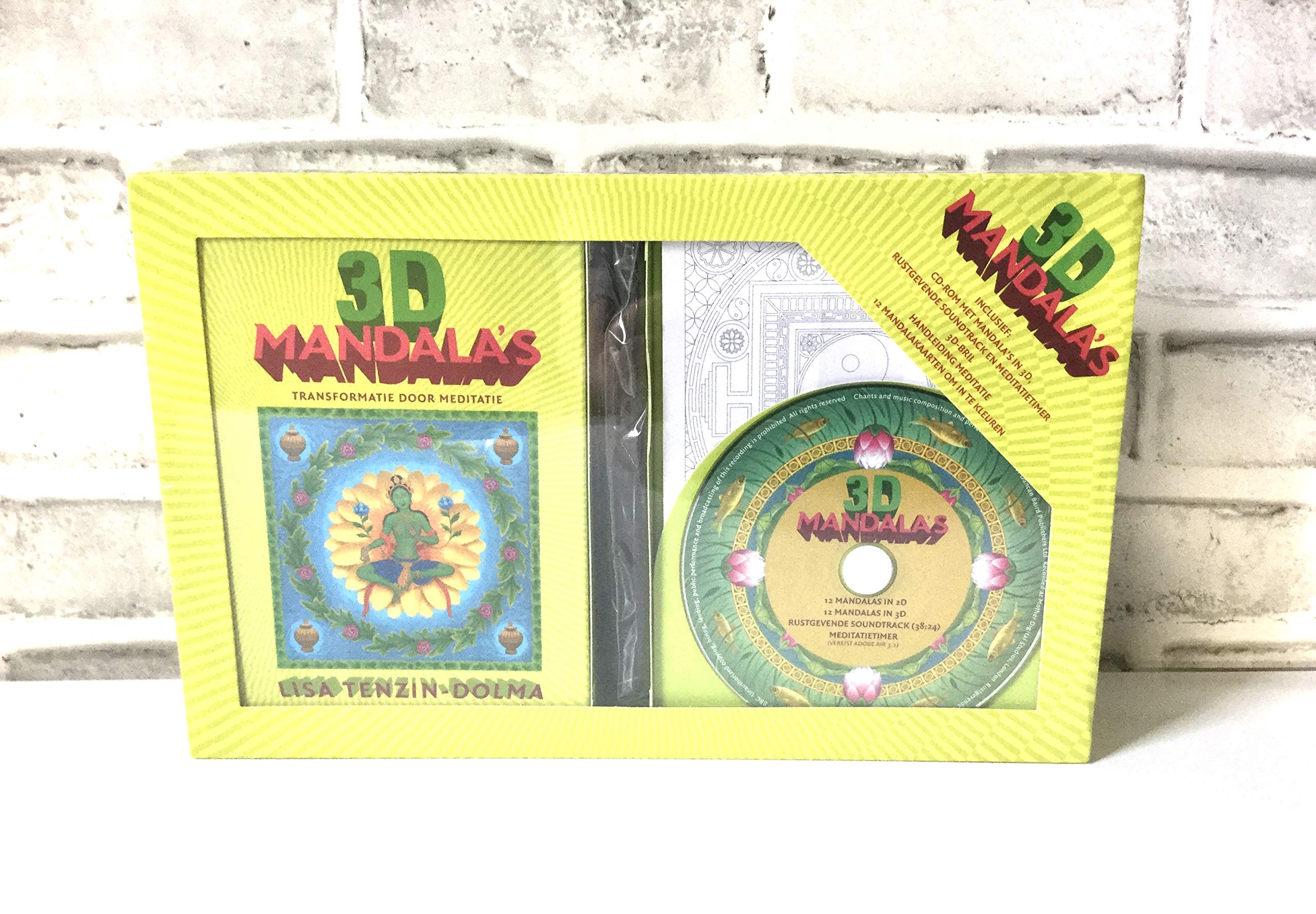 3D Mandala's: Avec 12 cartes mandala, lunette 3D book