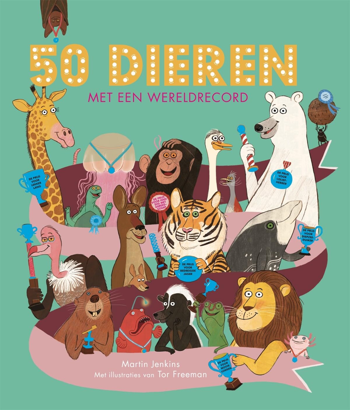 50 dieren met een wereldrecord book