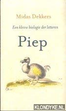 Piep - Een kleine biologie der letteren Books