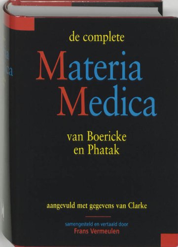 De complete Materia Medica van Boericke en Phatak book