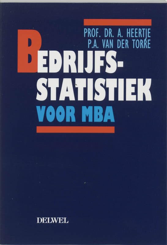 Bedrijfsstatistiek voor mba book
